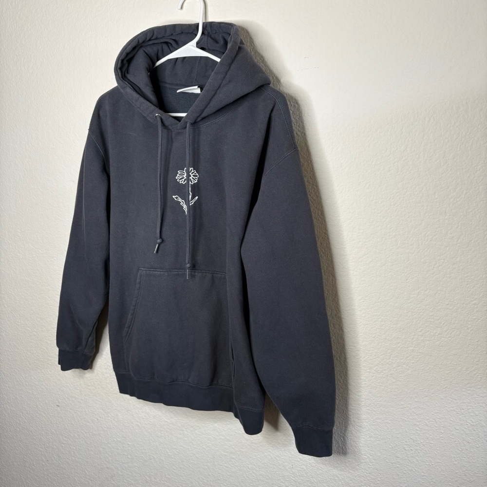 OBEY Hoodie with Flower Embroidery - Picture 2 of 8